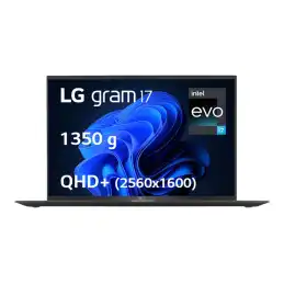 LG gram - Intel Core i7 - 1360P - jusqu'à 5 GHz - Win 11 Pro - Carte graphique Intel Iris Xe - 16 Go... (17Z90R-G.AP78F)_1